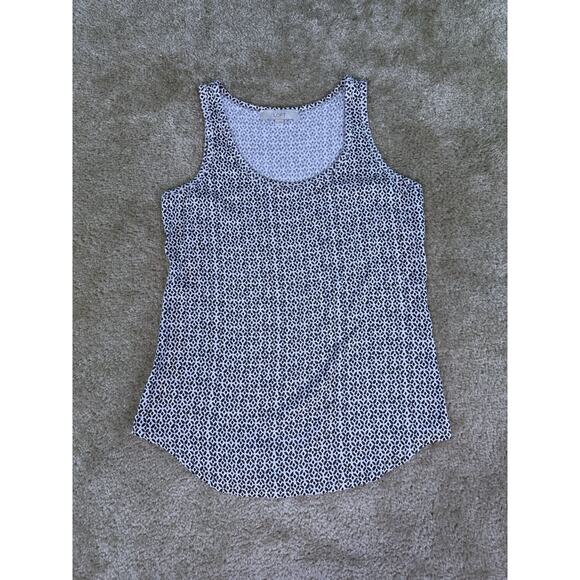 LOFT Tops - Ann Taylor Loft Tank Top Womens Size Small Geometric Print Casual D929